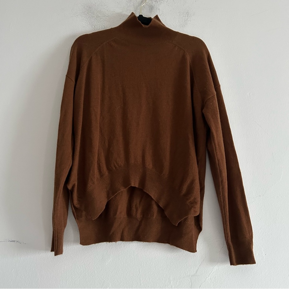 The Walk Portugal Merino Wool Mock Neck Sweater Quiet Luxury Timeless Fall Chic